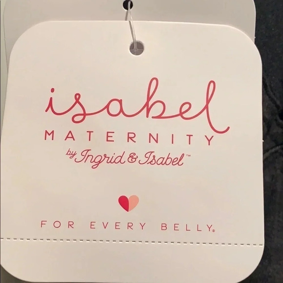 Isabel Maternity MIDI Shorts Black 8 waist 29 NWT - Picture 9 of 12